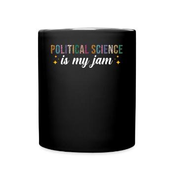 La science politique est ma passion - Mug uni - noir - Devant
