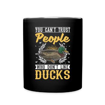 Duck Gift Duck Duck Breeder - Full Colour Mug - black - Front