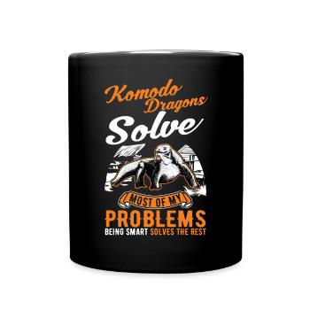 Komodo dragon Komodo dragon monitor Komodo dragon Komodo dragon - Full Colour Mug - black - Front