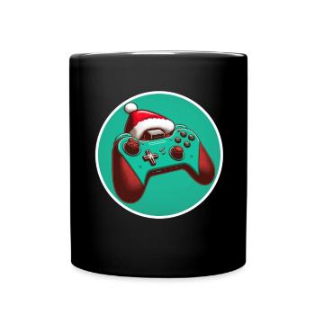 Gamer Gaming Controller Gamepad Noël - Mug uni - noir - Devant