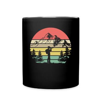 Cadeau de chemise de photographe rétro vintage - Mug uni - noir - Devant