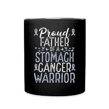 Stomach Cancer Awareness for Dad Ribbon Father - Tasse einfarbig - Schwarz - Vorne