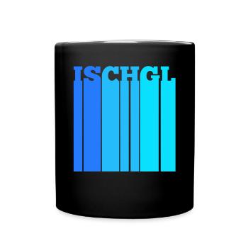 Apres Ski Party Skiurlaub Skifahrer Ischgl - Tasse einfarbig - Schwarz - Vorne