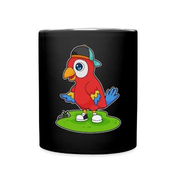 École de casquette étudiante Parrot - Mug uni - noir - Devant