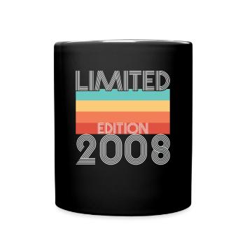 Limited Edition Retro 2008 - Full Colour Mug - black - Front