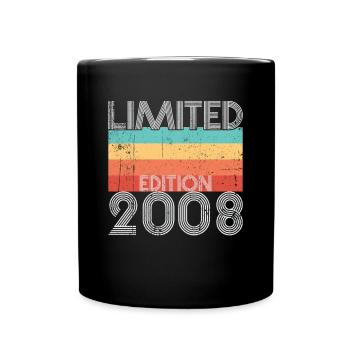 Édition Limitée Rétro 2008 - Mug uni - noir - Devant