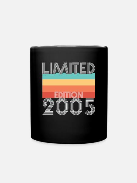 Limited Edition Retro 2005 - Tasse einfarbig - Schwarz