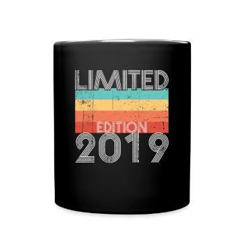 Limited Edition Retro 2019 - Full Colour Mug - black - Front