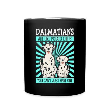Dalmatian Dogs Dog Owner Cadeau - Mug uni - noir - Devant