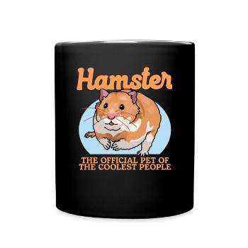 Hamster Dwarf Hamster | Golden Hamster Gift - Full Colour Mug - black - Front