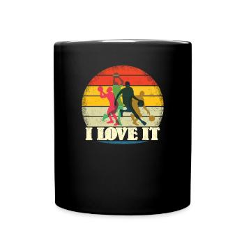 Basketball Gift Idea Sport Design - Full Colour Mug - black - Front