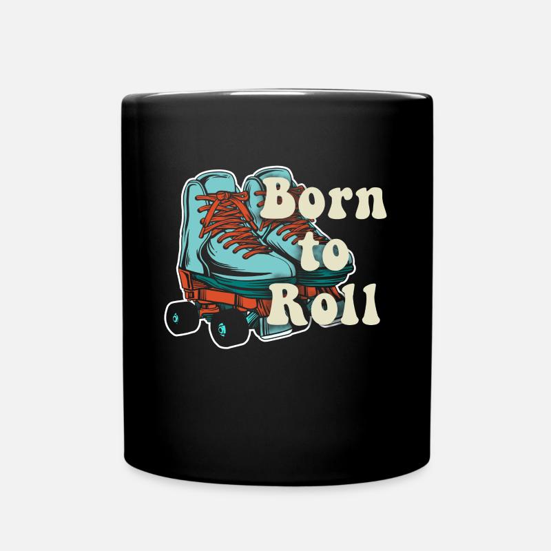 Inline Skate Cadeau Rollskates Roller 70s - Mug uni - noir