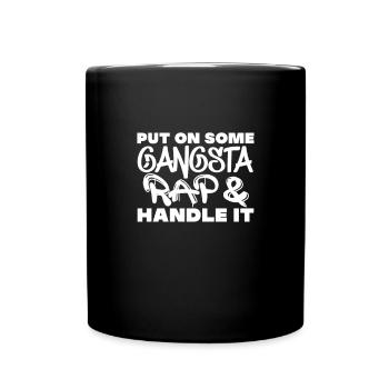 Hip Hop Rap Musik Rapper Hiphop Geschenk - Tasse einfarbig - Schwarz - Vorne