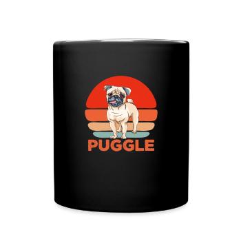 Carlin Chien Chien Ami Pet Pug Pug Pug Cadeau - Mug uni - noir - Devant
