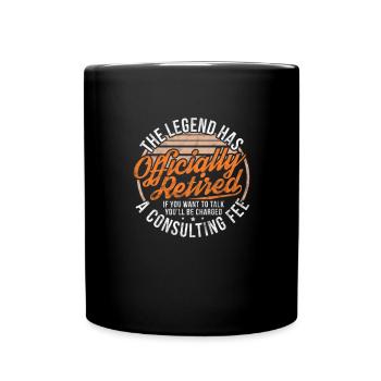 Retirement - Full Colour Mug - black - Front