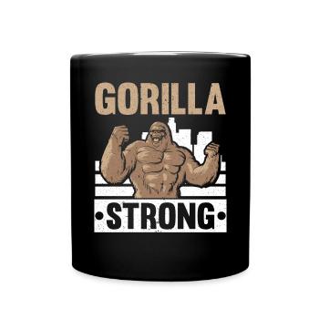 Gorille Strong Ape Monkey Whisperer Zookeeper - Mug uni - noir - Devant