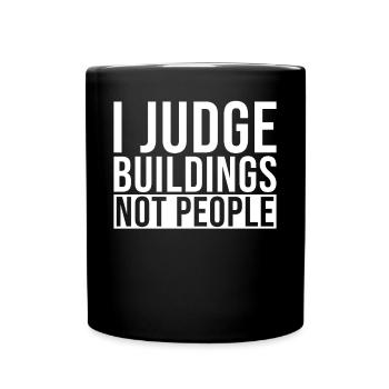 Building Inspector Gift - Full Colour Mug - black - Front