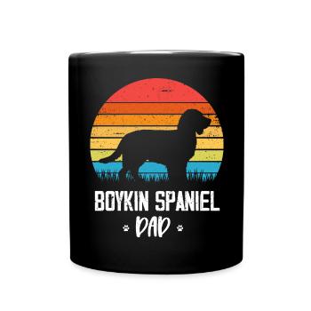 Boykin Spaniel - Full Colour Mug - black - Front