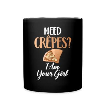 Cadeaux en crêpe pour les amateurs de crêpe - Mug uni - noir - Devant