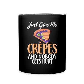 Cadeaux en crêpe pour les amateurs de crêpe - Mug uni - noir - Devant