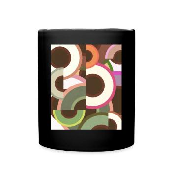 Avant Garde Aesthetic Weirdcore - Full Colour Mug - black - Front