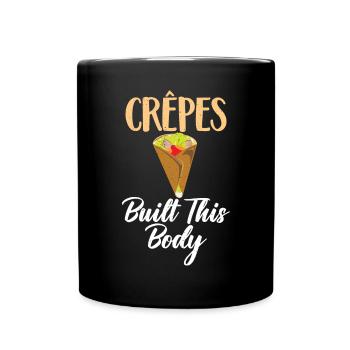 Cadeaux en crêpe pour les amateurs de crêpe - Mug uni - noir - Devant