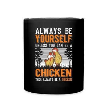 Poulets Élevage de poulets Éleveur de poulets - Mug uni - noir - Devant