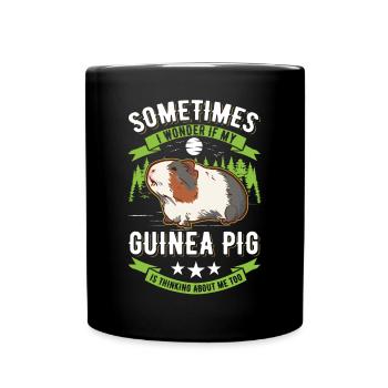 Guinea Pig Gift Guinea Pig - Full Colour Mug - black - Front