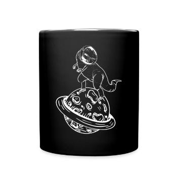 Astronaute Dino Astronaute Aérospatiale Dinosaure Astron - Mug uni - noir - Devant