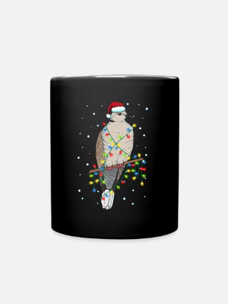 Turteltaube Tauben Weihnachtsoutfit Taubenzüchter - Tasse einfarbig - Schwarz