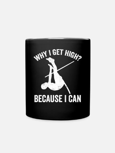Fun Pole Vault Pole Vault Pole Vault - Full Colour Mug - black