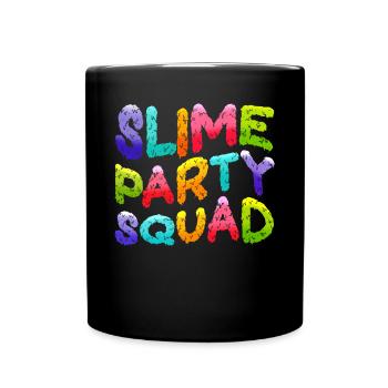 Slime Party Squad - Tasse einfarbig - Schwarz - Vorne