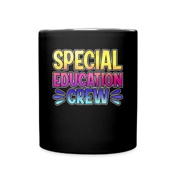 Special Education Crew - Full Colour Mug - black - Front