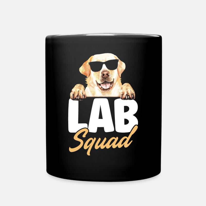 Lab Squad Labrador - Tasse einfarbig - Schwarz