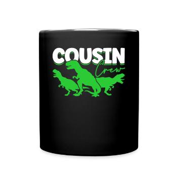 Cousin Crew - Tasse einfarbig - Schwarz - Vorne