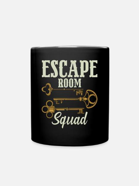 Escape Room Squad - Tasse einfarbig - Schwarz