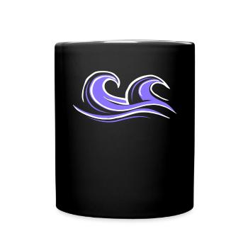 Surfer Wave Gift Surfer Boy Girl Dude Surf - Full Colour Mug - black - Front