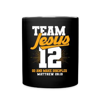 Jésus - Mug uni - noir - Devant