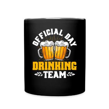 Official Day Drinking Team - Full Colour Mug - black - Front