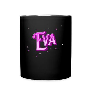 Eva name personalized - Full Colour Mug - black - Front