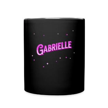 Gabrielle's name personalized - Full Colour Mug - black - Front