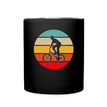 BMX retro - Tasse einfarbig - Schwarz - Vorne