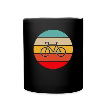 Vélo Rétro - Mug uni - noir - Devant