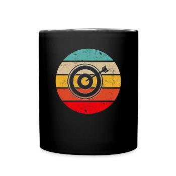 Dart Retro - Full Colour Mug - black - Front