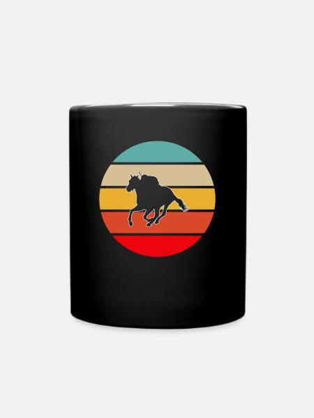 Cheval Rétro - Mug uni - noir