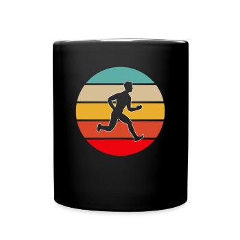 Jogging Rétro - Mug uni - noir - Devant
