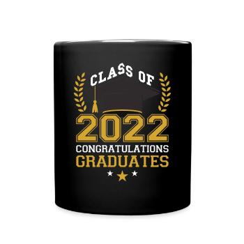 Cérémonie de remise des diplômes de la promotion 2022 - Mug uni - noir - Devant