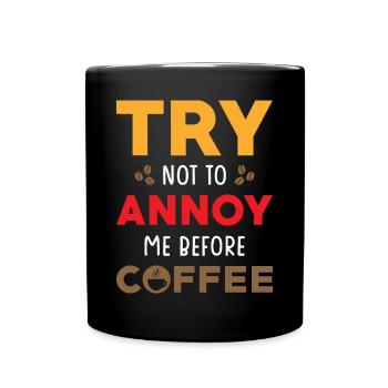 Coffee Morning - Full Colour Mug - black - Front