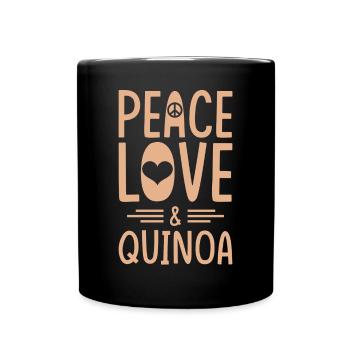 Dicton du quinoa - Mug uni - noir - Devant