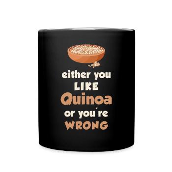 Dicton du quinoa - Mug uni - noir - Devant